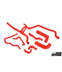 Przewody płynu chłodzącego BMW 320 325 E36 1990-1996-Czerwony