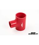 Silicone Hose Red T 2,5'' + 1,5'' (63+38mm)
