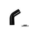 Silicone Hose Black 60 degree 2,75'' (70mm)