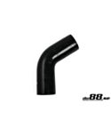 Silicone Hose Black 60 degree 2,56'' (65mm)