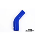 Silicone Hose Blue 45 degree 1,5 - 1,625'' (38-41mm)