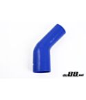 Silicone Hose Blue 45 degree 3,25 - 4'' (83-102mm)