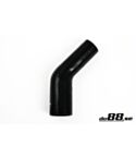 Silicone Hose Black 45 degree 2 - 2,5'' (51 - 63mm)