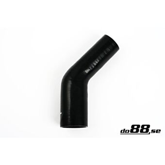 Silicone Hose Black 45 degree 2,375 - 2,75'' (60-70mm)