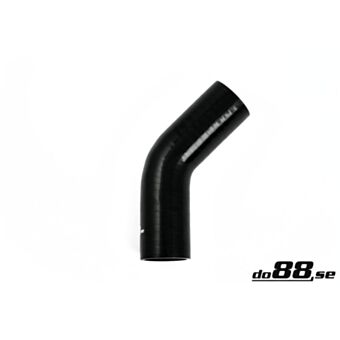Silicone Hose Black 45 degree 2,25'' (57mm)