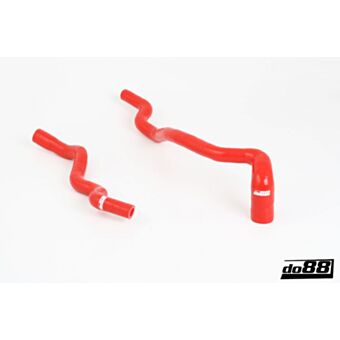 Saab 900 / 9-3 RHD Heater core hoses Red
