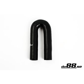 Silicone Hose Black 180 degree 0.75'' (19mm)