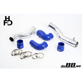 Volvo 7/940 Turbo Top Connection pipe kit ,blue hoses ,standard throttle body