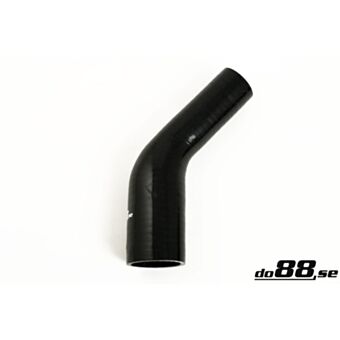 Silicone Hose Black 45 degree 1,625 - 1,75'' (41-45mm)