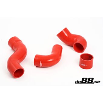 Volvo 700/900 Turbo (w.o AC) Pressure hoses Red
