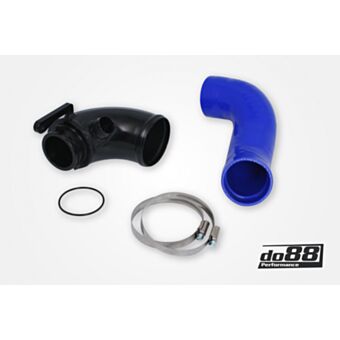 VAG 1.8/2.0 TSI (MQB) Turbo inletpipe, Blue hose, Hybrid Turbo, OEM Airbox