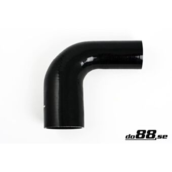 Silicone Hose Black 90 degree 2,375 - 3,25'' (60-83mm)