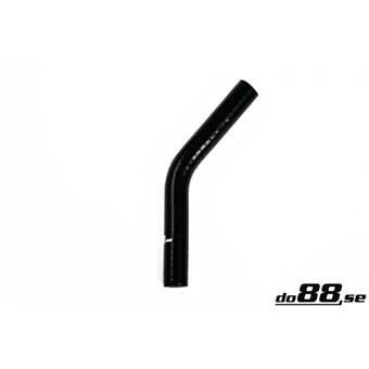 Silicone Hose Black 45 degree 0,25'' (6.5mm)
