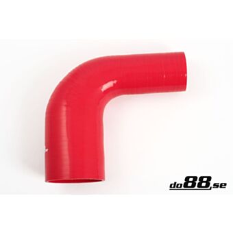 Silicone Hose Red 90 degree 2,5 - 2,75'' (63 - 70mm)