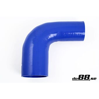 Silicone Hose Blue 90 degree 3,5 - 4'' (89 - 102mm)