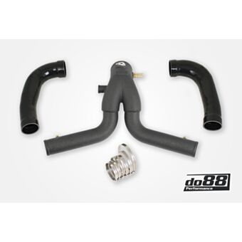 Porsche 911 Turbo (991.2) 2015- Y-Pipe, Black for do88 IC