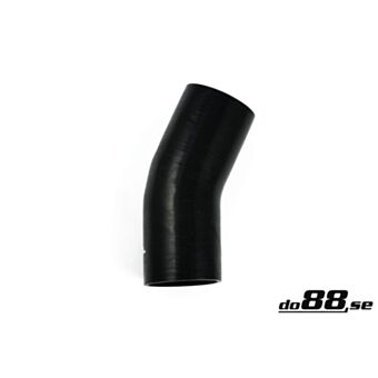 Silicone Hose Black 25 degree 4,5'' (114,5mm)
