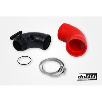 VAG 1.8/2.0 TSI (MQB) Turbo inletpipe, Red hose, OEM Turbo, do88 Airbox