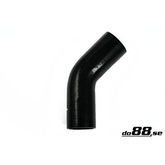 Silicone Hose Black 45 degree 2,5'' (63mm)
