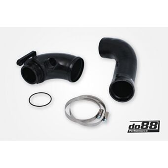 VAG 1.8/2.0 TSI (MQB) Turbo inletpipe, Black hose, Hybrid Turbo, OEM Airbox