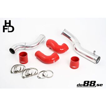 Volvo 7/940 Turbo Top Connection pipe kit ,red hoses ,standard throttle body