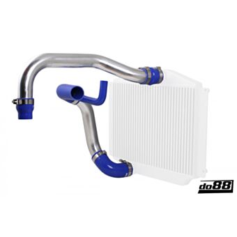 Volvo 850/SVC70 Turbo Pressure pipes, blue hoses, 76mm throttle body