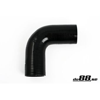 Silicone Hose Black 90 degree 2,875'' (73mm)