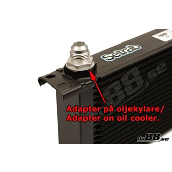 Adapter do złącza chłodnicy oleju Setrab na AN10