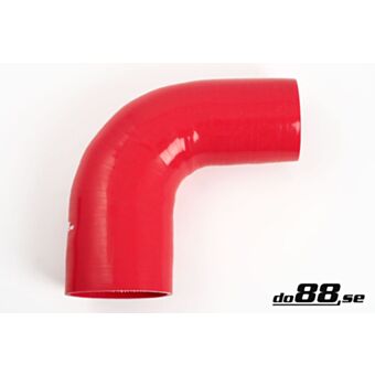 Silicone Hose Red 90 degree 2,75 - 3'' (70 - 76mm)