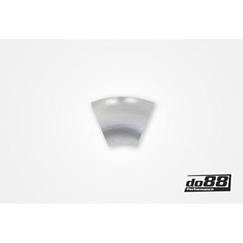 Aluminum pipe 45° 60x3 mm, long radius