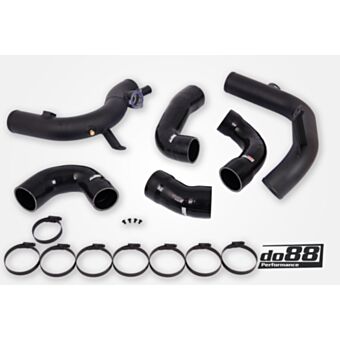 VAG 2.0 TSI EA888 Gen4 (300hp+) OEM IC Pressure pipes, Black hoses