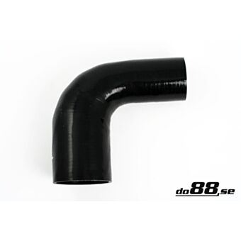 Silicone Hose Black 90 degree 3,125 - 4'' (80-102mm)