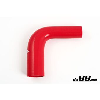 Silicone Hose Red 90 degree 0,75 - 1'' (19 - 25mm)