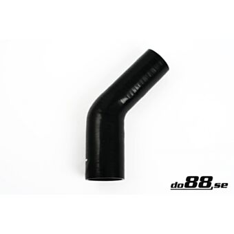 Silicone Hose Black 45 degree 1,75 - 2,5'' (45-63mm)