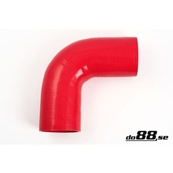 Silicone Hose Red 90 degree 3,125'' (80mm)