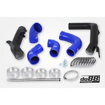 Volvo S60 V60 XC60 V90 S90 XC90 SPA Pressure pipes, T8 Petrol, OEM IC, Blue hoses