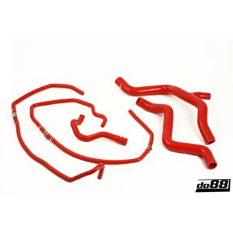 Volvo C30/C70/S40/V50 Turbo 04-13 Coolant hoses Red