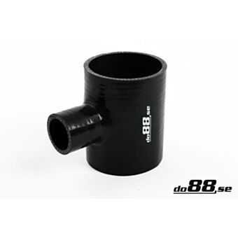 Silicone Hose Black T 2,75'' + 1''  (70mm+25mm)
