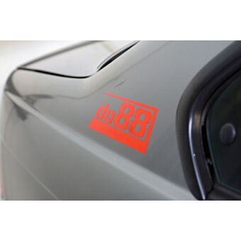 do88 red sticker 180x67mm (2 pcs)