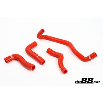 Volvo C30/C70/S40/V50 Turbo 04-13 Heater hoses Red