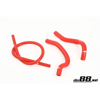 Volvo 240 Turbo 1979-1984 Coolant hoses complement Red