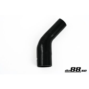 Silicone Hose Black 45 degree 2,75 - 3,25'' (70-83mm)