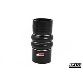 Silicone Hose Black 2-Humps 2,25'' (57mm)
