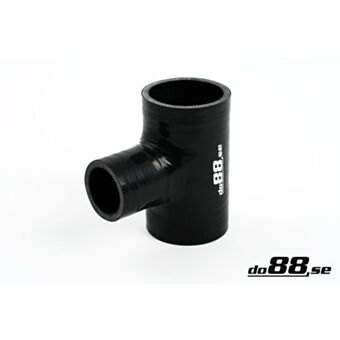 Silicone Hose Black T 2,25'' + 1''  (57mm+25mm)