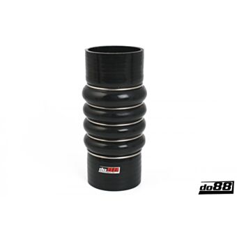 Silicone Hose Black 4-Humps 3,125'' (80mm)