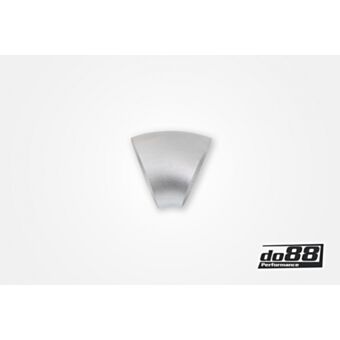 Aluminum pipe 45° 45x3 mm, short radius