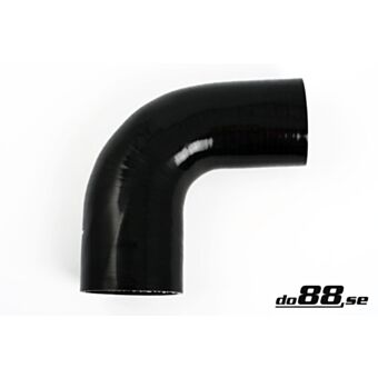 Silicone Hose Black 90 degree 3 - 3,25'' (76 - 83mm)