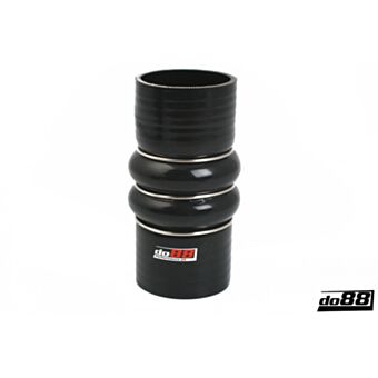 Silicone Hose Black 2-Humps 2,375'' (60mm)