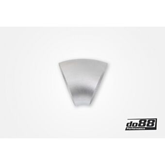 Aluminum pipe 45° 100x3 mm, short radius