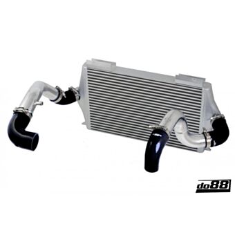 Zestaw Intercooler BigPack Volvo 700 900 Turbo 92-98 76mm, Przewody Czarne